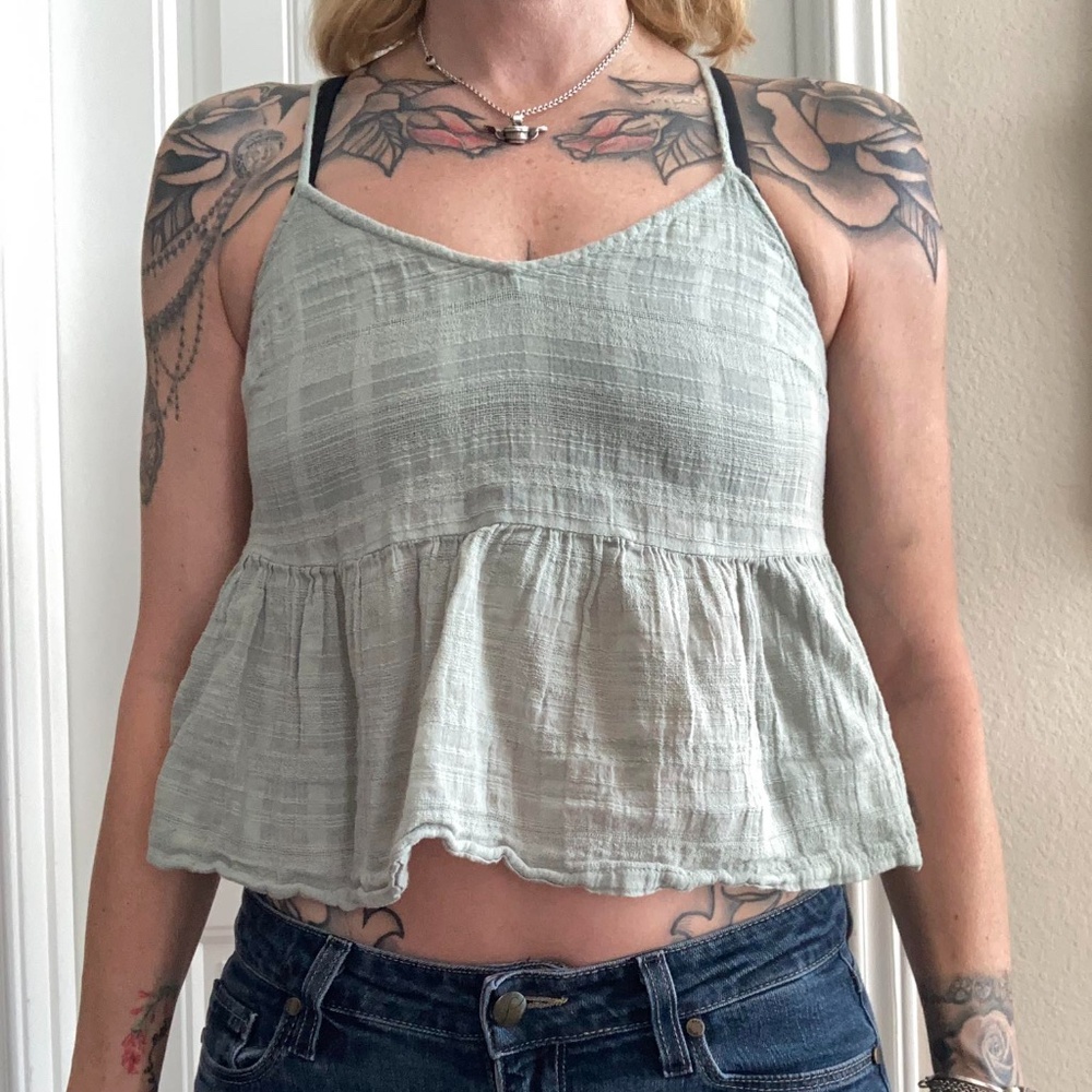 Tokyo Darling light green camisole baby doll top size s